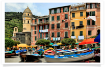 Vernazza Boats and Buildings