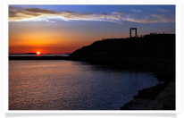 Apollo Sunset Across Bay