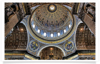 Dome inside St. Peter's Basilica