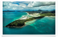 View of Whitsunday Island and Whitehaven Beach