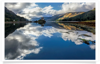 Eilean Donan Mountain Sunshine