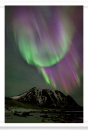 Aurora Mountain Curtain Flare
